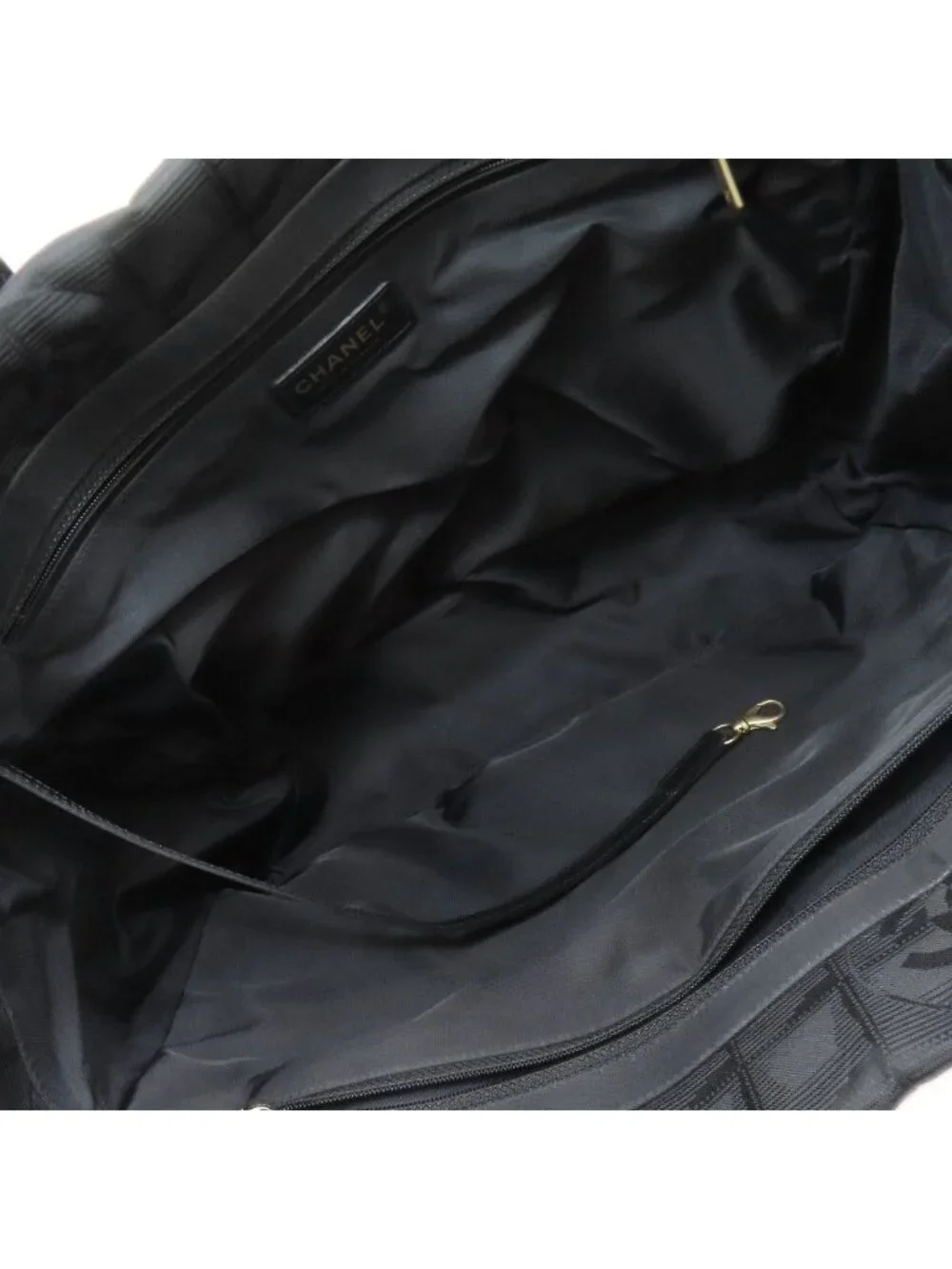 Chanel New Travel Line MM Tote Nylon Jacquard